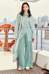 Women's Mint Mambo Oversized Shirt
